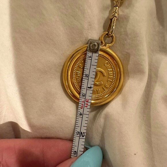 Chanel Vintage Gold Plated Coin Belt - Picture 11 of 13